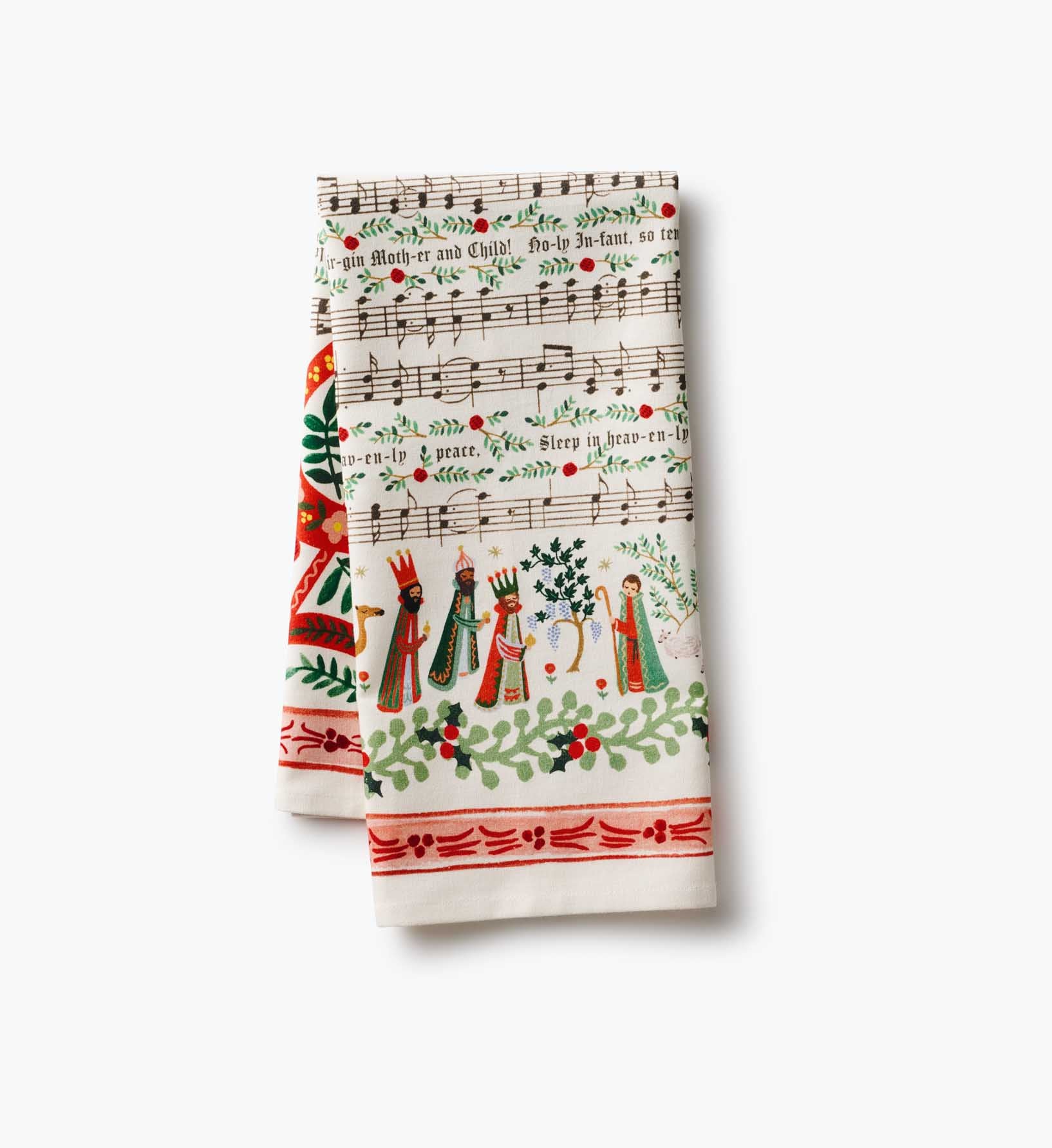 Holiday Tea Towel - Christmas Carols